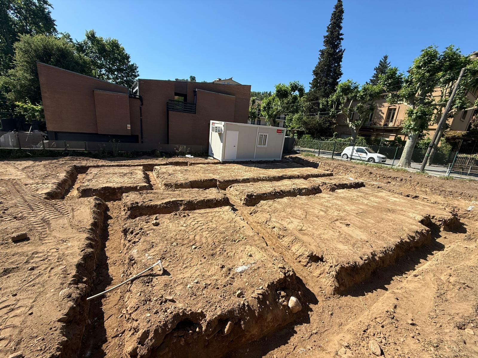 Zanjas y cimentación — obra real de Excavaciones Buendía